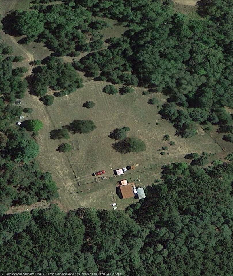 aerial view of the pet park